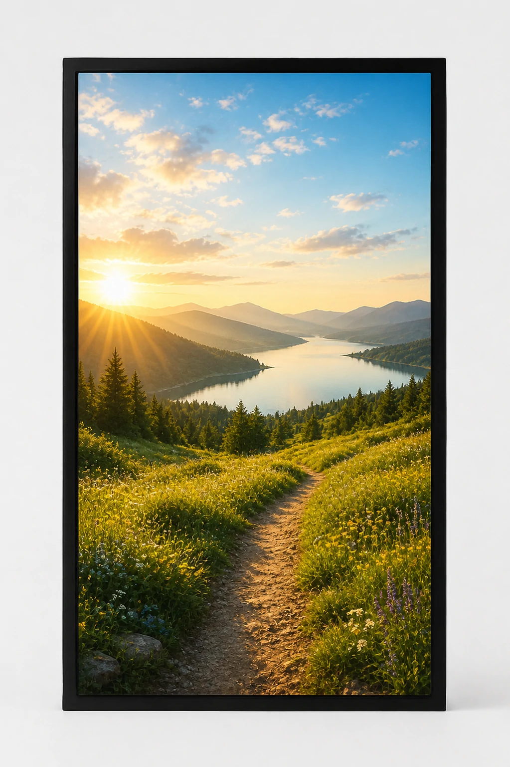 55inch window displsy- front 55 Inch High Brightness Window Facing LCD Digital Signage Display (2500 Nits) - Image 1