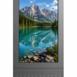 86 Inch Outdoor Double Sided Kiosk(Tiger Metallic Grey Color)