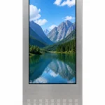 75 Inch Stainless Steel Outdoor Interactive Double Sided LCD Kiosk with 2500 Nits